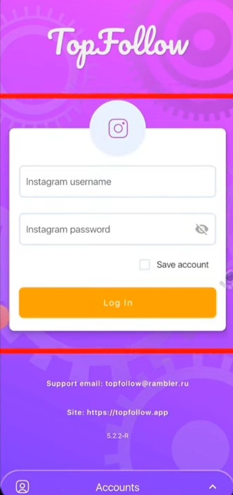 Add username and password