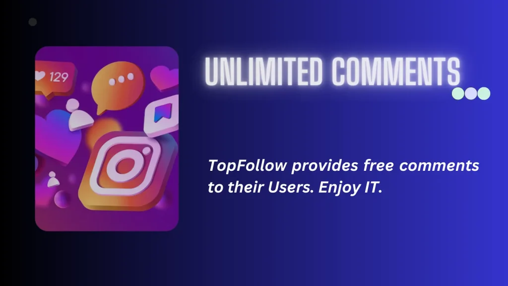 TopFollow provides free Comments