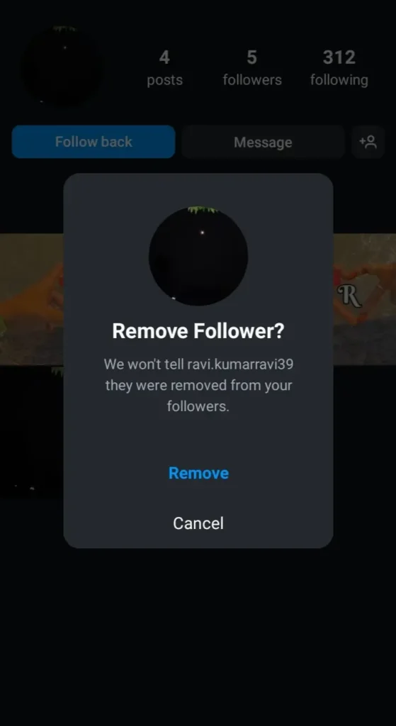 remove fake followers